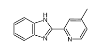 4-Methyl-2-(2-benzimidazolyl)pyridine结构式