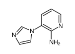 3-imidazol-1-ylpyridin-2-amine结构式
