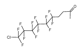 10-Chloro-5,5,6,6,7,7,8,8,9,9,10,10-dodecafluoro-2-decanone结构式