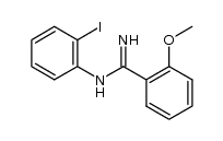 N-(2-iodophenyl)-2-methoxybenzimidamide Structure