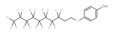 4-(3,3,4,4,5,5,6,6,7,7,8,8,9,9,10,10,10-heptadecafluorodecylsulfanyl)phenol Structure