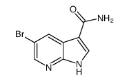 5-bromo-1H-pyrrolo[2,3-b]pyridine-3-carboxamide Structure