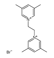 mono(1,1'-(ethane-1,2-diyl)bis(3,5-dimethylpyridin-1-ium)) monobromide结构式