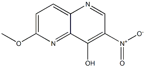 6-methoxy-3-nitro-1,5-naphthyridin-4-ol结构式