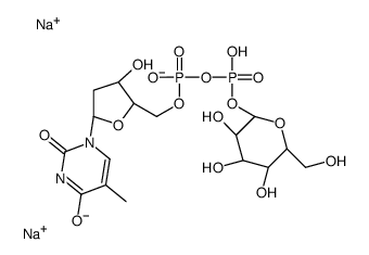 胸苷-5′-二二氧磷基-α-D-葡萄糖二钠盐图片