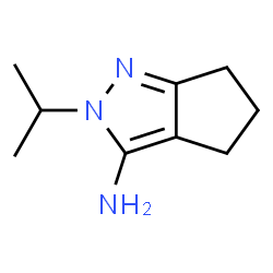 2-乙基-2,4,5,6-四氢环戊并[c]吡唑-3-胺结构式