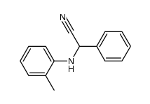 α-(2-methylphenylamino)phenylacetonitrile Structure