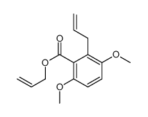 prop-2-enyl 3,6-dimethoxy-2-prop-2-enylbenzoate结构式