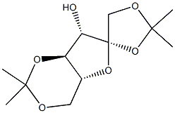 1,2:4,6-二-O-(1-甲基亚乙基)-BETA-D-呋喃果糖结构式