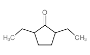 Cyclopentanone,2,5-diethyl-结构式