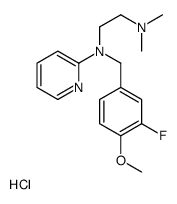 N'-[(3-fluoro-4-methoxyphenyl)methyl]-N,N-dimethyl-N'-pyridin-2-ylethane-1,2-diamine,hydrochloride Structure