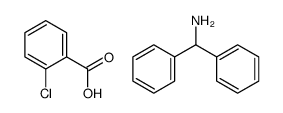 2-chlorobenzoic acid, diphenylmethanamine Structure