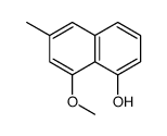 8-methoxy-6-methylnaphthalen-1-ol结构式