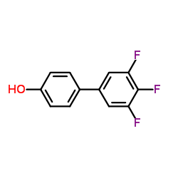 3',4',5'-Trifluoro-4-biphenylol structure