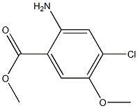 methyl 2-amino-4-chloro-5-methoxybenzoate Structure