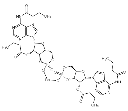 Barium dibutyacyladenosine cyclphosphate结构式