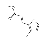 methyl 3-(3-methylfuran-2-yl)prop-2-enoate Structure