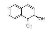 1,2-Naphthalenediol, 1,2-dihydro-, (1R,2R)-(-)-结构式