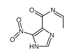 N-ethylidene-4-nitro-1H-imidazole-5-carboxamide Structure