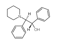 (1S,2R)-1,2-diphenyl-2-(1-piperidyl)ethanol structure