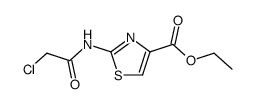 ETHYL 2-[(2-CHLOROACETYL)AMINO]-1,3-THIAZOLE-4-CARBOXYLATE Structure