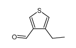3-Thiophenecarboxaldehyde, 4-ethyl- (9CI) structure