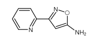 3-(2-吡啶基)-(9ci)-5-异噁唑胺结构式