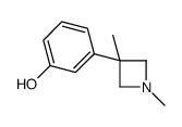 m-(1,3-Dimethyl-3-azetidinyl)phenol结构式