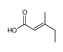 3-methylpent-2-enoic acid Structure