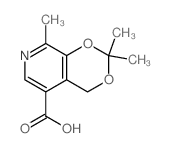 4H-1,3-Dioxino[4,5-c]pyridine-5-carboxylicacid, 2,2,8-trimethyl-结构式