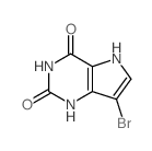 7-bromo-3,5,9-triazabicyclo[4.3.0]nona-7,10-diene-2,4-dione Structure