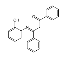 3-(2-hydroxyphenyl)imino-1,3-diphenylpropan-1-one结构式