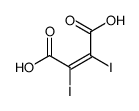 diiodo-maleic acid Structure