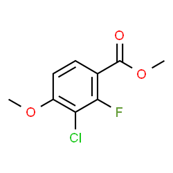 Methyl 3-chloro-2-fluoro-4-methoxybenzoate structure