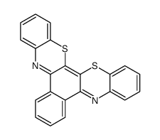 BENZO(A)(1,4)BENZOTHIAZINO(3,2-C)PHENOTHIAZINE结构式