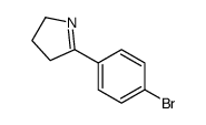 5-(4-BROMO-PHENYL)-3,4-DIHYDRO-2H-PYRROLE结构式