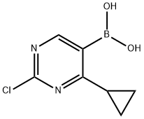 2-Chloro-4-(cyclopropyl)pyrimidine-5-boronic acid图片