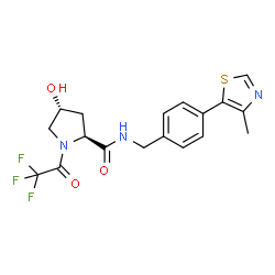Fluorinated VHL spy molecule 3结构式