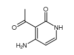 2(1H)-Pyridinone, 3-acetyl-4-amino- (9CI)结构式