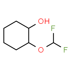 2-(Difluoromethoxy)cyclohexan-1-ol Structure