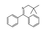 N-(2,2-dimethylpropyl)-1,1-diphenylmethanimine结构式