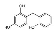 4-[(2-hydroxyphenyl)methyl]benzene-1,3-diol Structure
