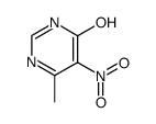 6-AMINO-5-NITRO-4-HYDROXYPYRIMIDINE Structure