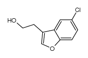 2-(5-chloro-1-benzofuran-3-yl)ethanol Structure