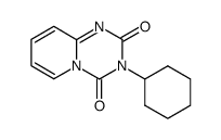 3-cyclohexyl-pyrido[1,2-a][1,3,5]triazine-2,4-dione结构式