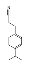 Benzenepropanenitrile, 4-(1-methylethyl)- (9CI) Structure