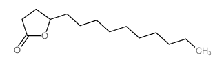 2(3H)-Furanone,5-decyldihydro- Structure