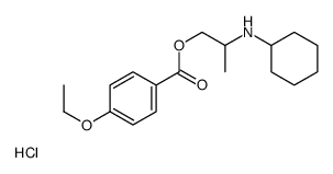 cyclohexyl-[1-(4-ethoxybenzoyl)oxypropan-2-yl]azanium,chloride结构式