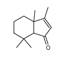 1,5,5,9-tetramethyl-bicyclo[4.3.0]non-8-en-7-one Structure