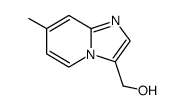 (7-甲基咪唑并[1,2-a]吡啶-3-基)甲醇结构式
